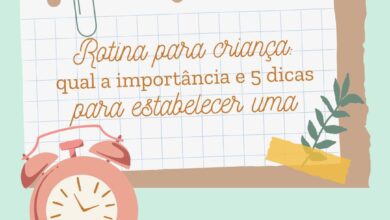 importância da rotina para criança